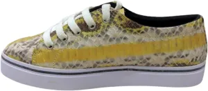 Snakeskin Low Top Platform Sneakers Shoes