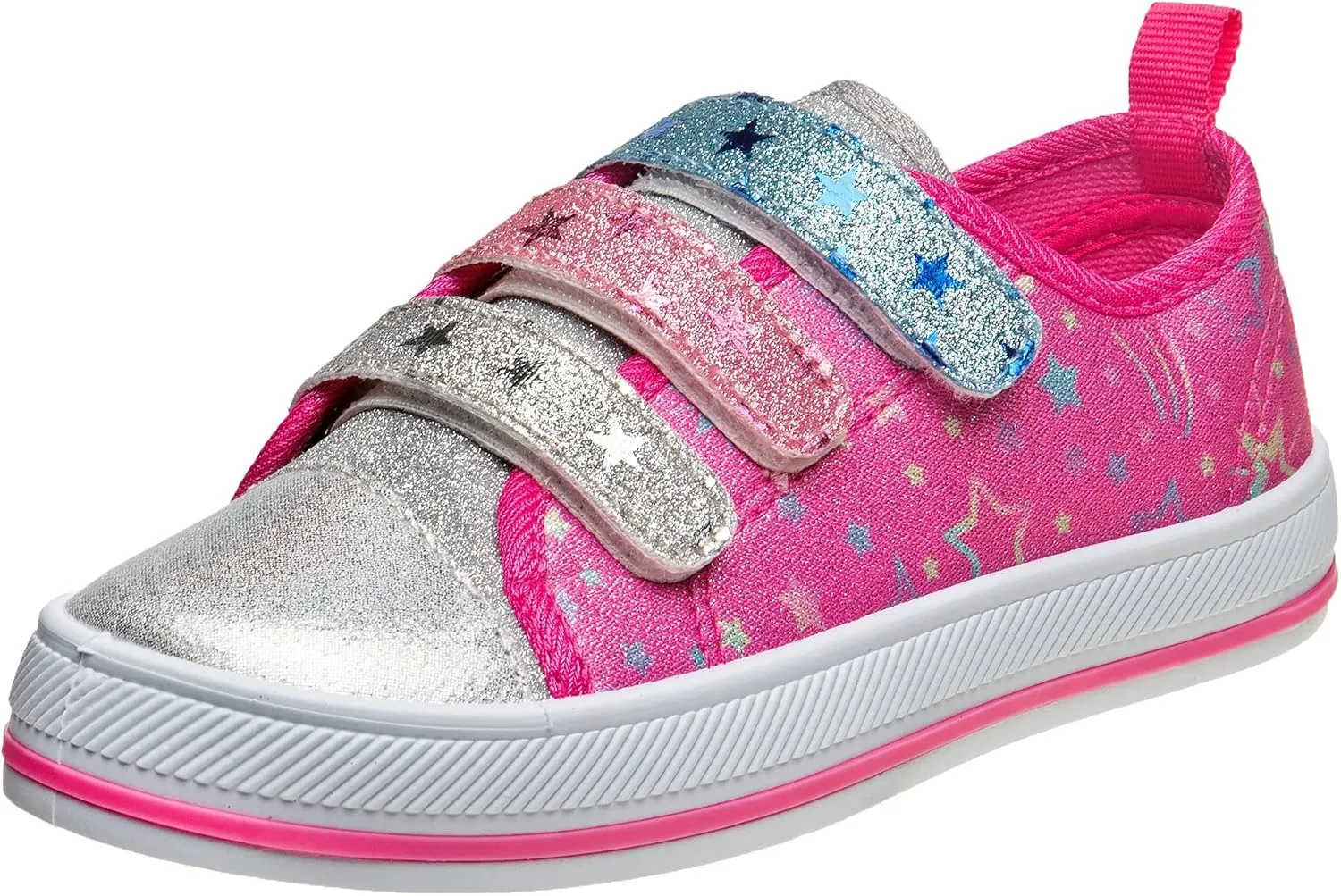 Sneakers-Low Top Casual Canvas Shoes Slip on Lace Up Multicolor Tennis (Little Big Kid US Medium)
