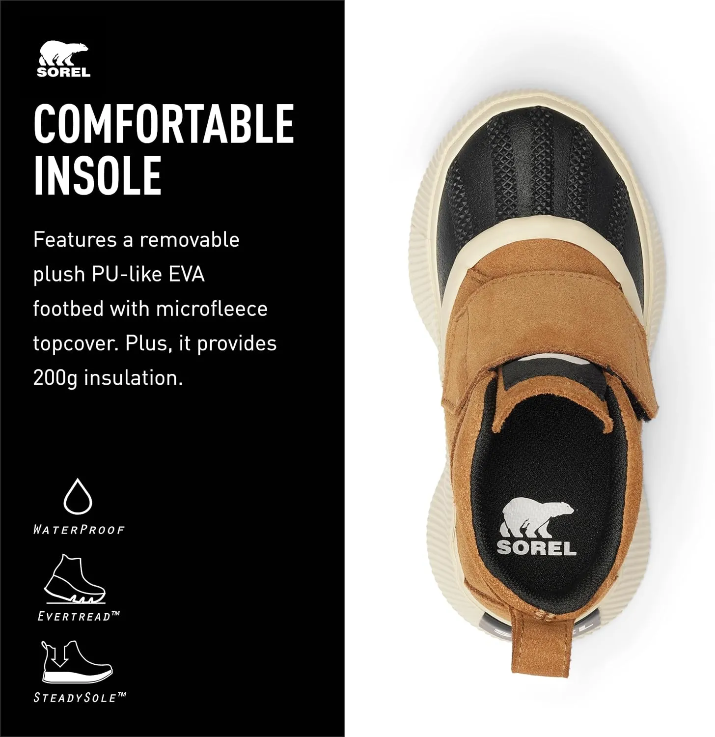 SOREL Toddler's Out N About lV Strap Waterproof Boot