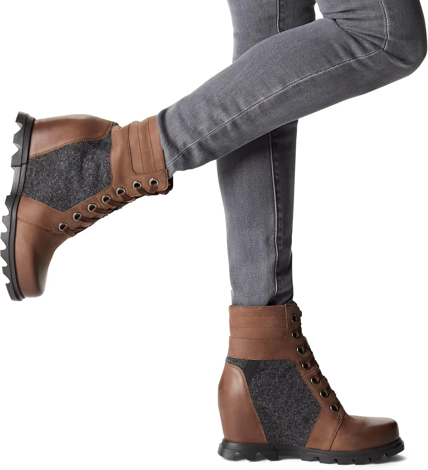 Sorel Women's Joan of Arctic Wedge III Lexie Boot — Waterproof Leather Wedge Boots