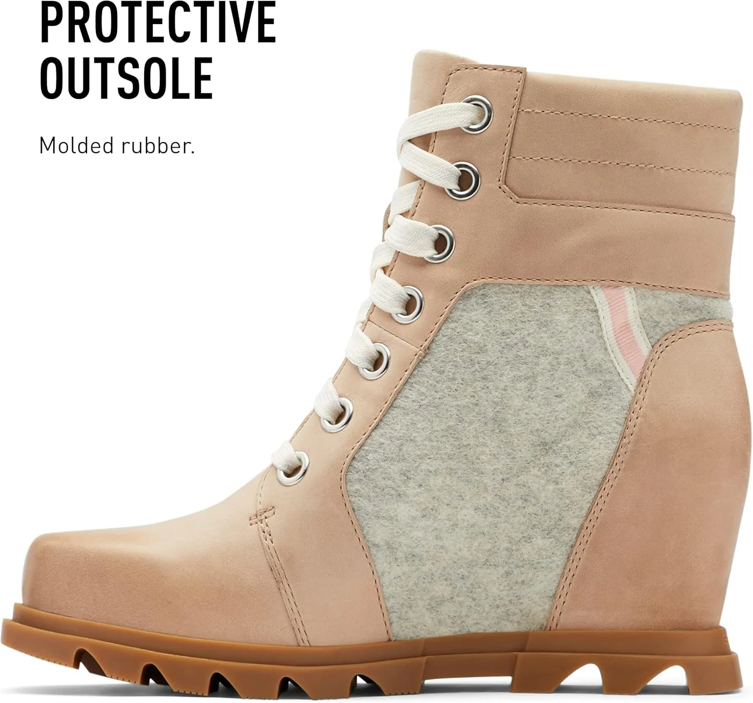 Sorel Women's Joan of Arctic Wedge III Lexie Boot — Waterproof Leather Wedge Boots