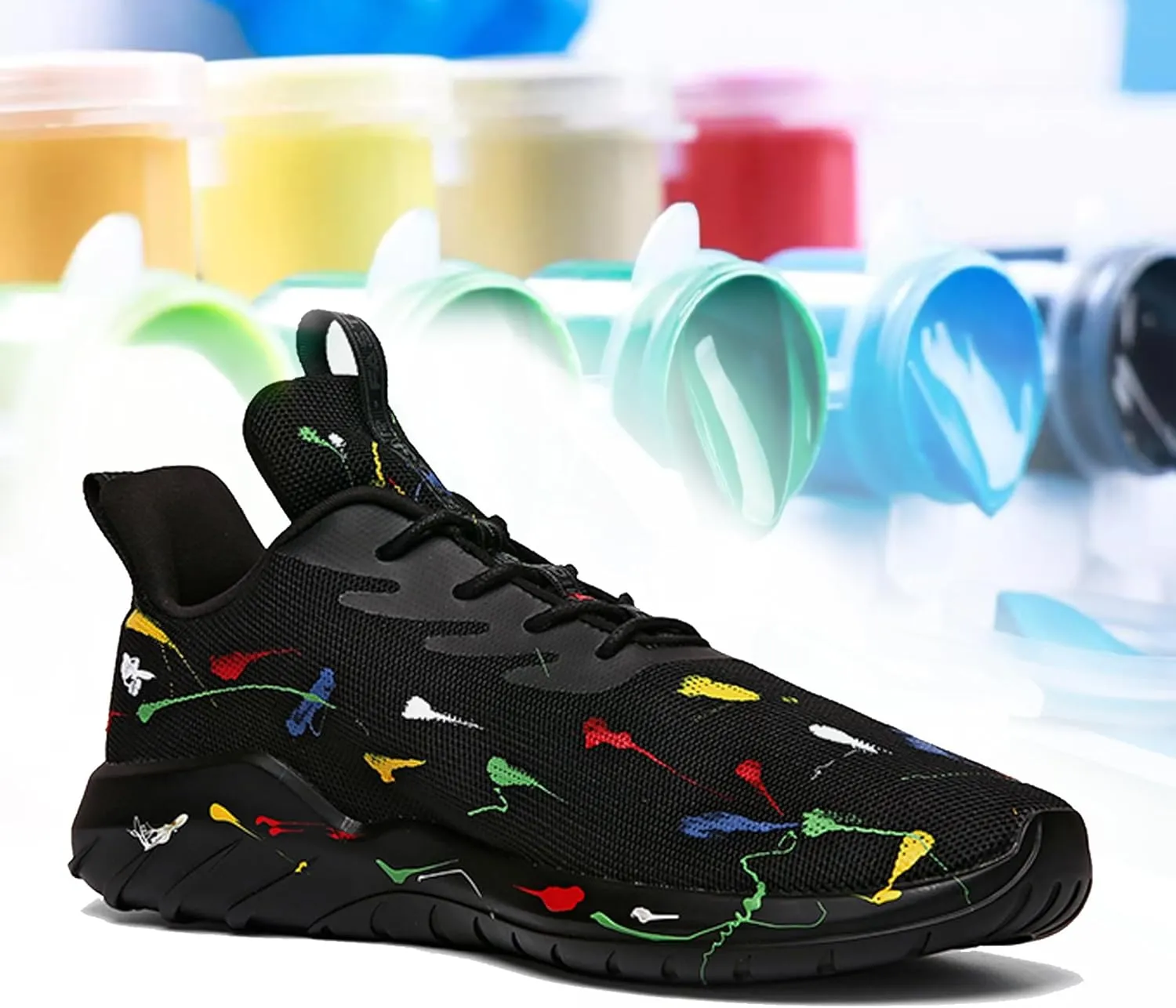 Soulsfeng Womens Running Shoes Lightweight Breathable Tennis Shoes Non Slip Fashion Walking Sneakers