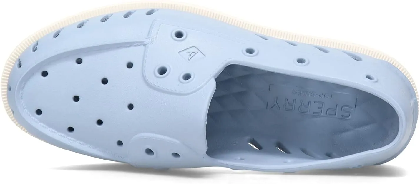 Sperry Womens Float Cozy Cut-Outs Slip On Flats Casual - Blue