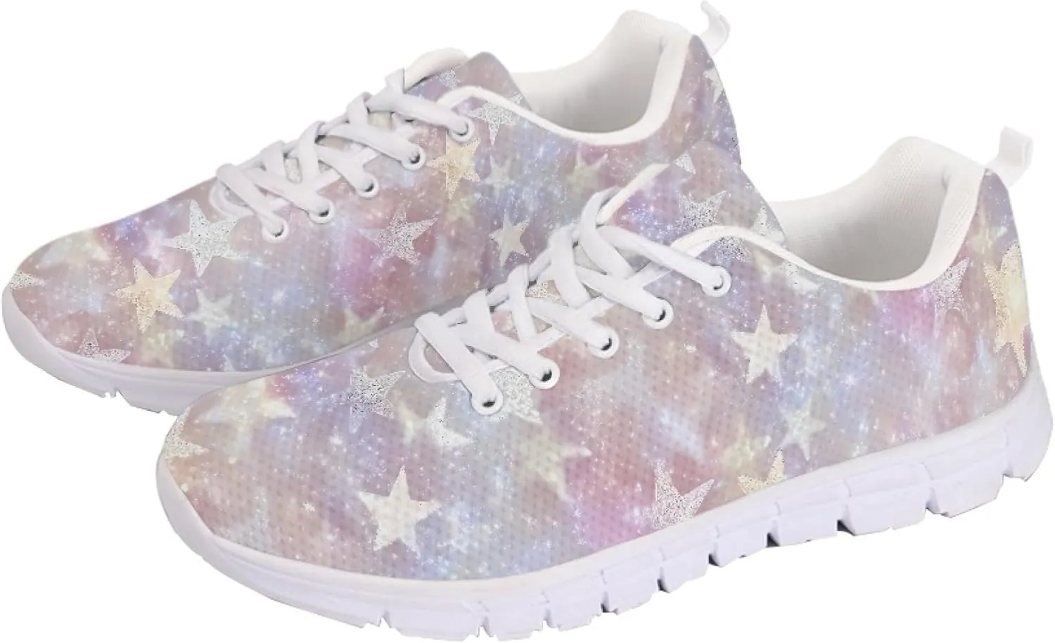 Sports Tennis Shoes for Womens Girls Running Causal Sneakers Outdoor Travel Walking Low Heel Lace up Breathable Lightweight Shoe