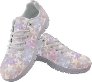 Sports Tennis Shoes for Womens Girls Running Causal Sneakers Outdoor Travel Walking Low Heel Lace up Breathable Lightweight Shoe