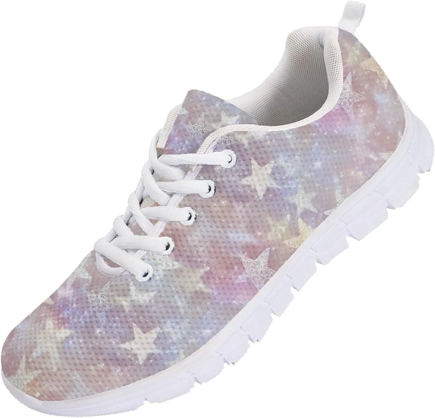 Sports Tennis Shoes for Womens Girls Running Causal Sneakers Outdoor Travel Walking Low Heel Lace up Breathable Lightweight Shoe