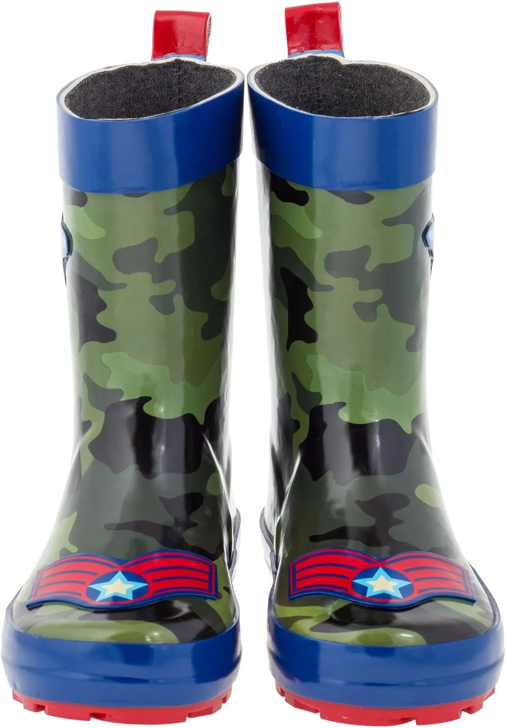Stephen Josheph Baby Girls' All-Over Print Rain Boots, Pilot