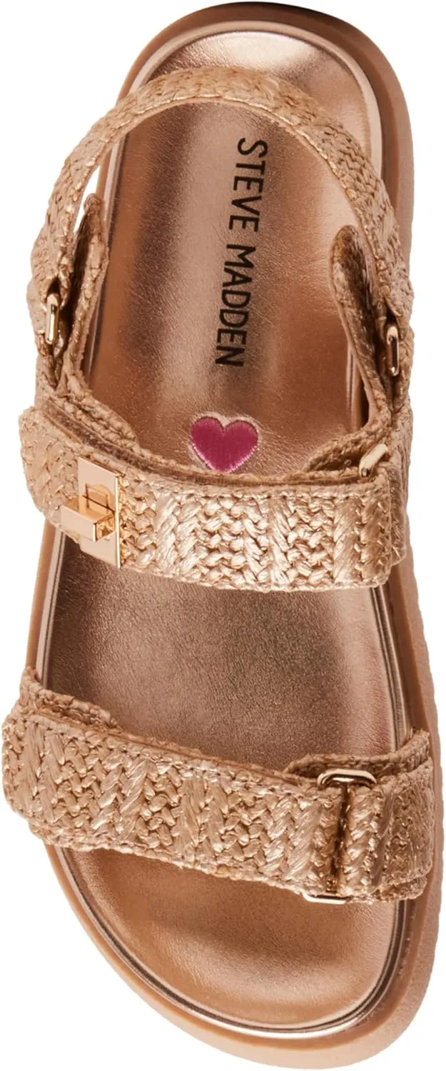Steve Madden Girl's Mona Flat Sandal