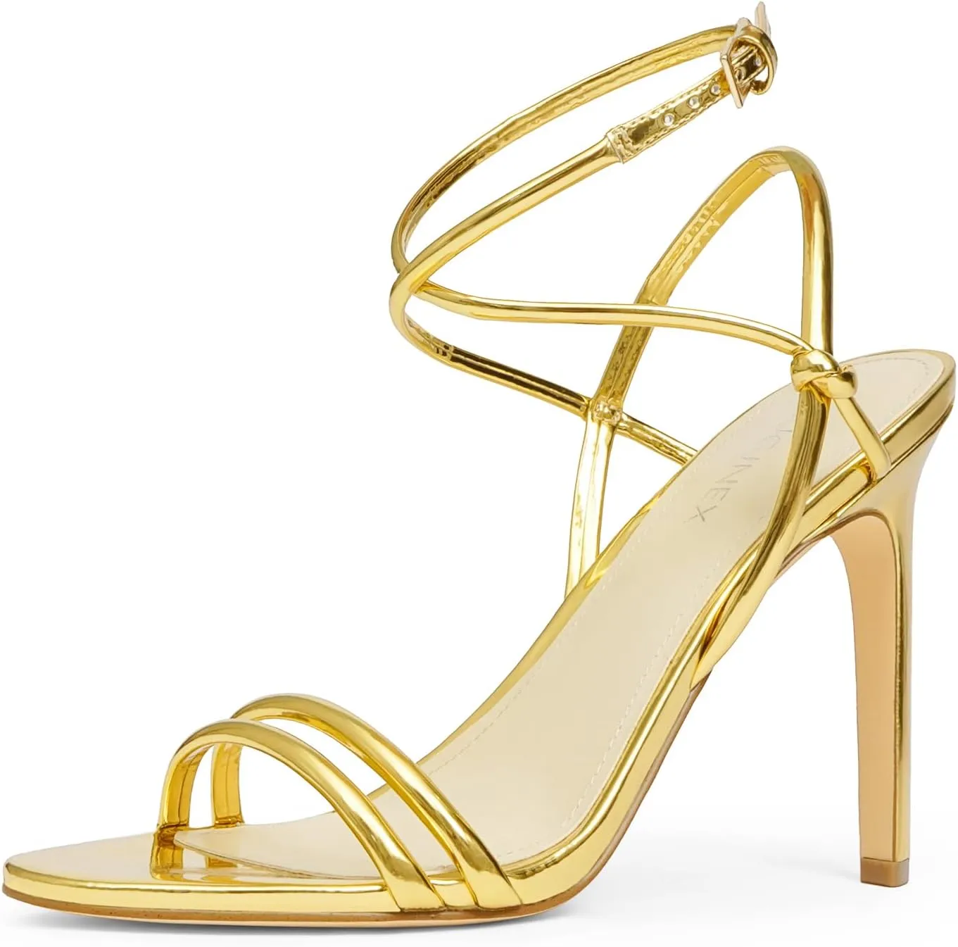 Strappy Heels for Women Stiletto High Heels Open Toe Ankle Strap Sexy Prom Dressy Comfortable Lace Up Heeled Sandals