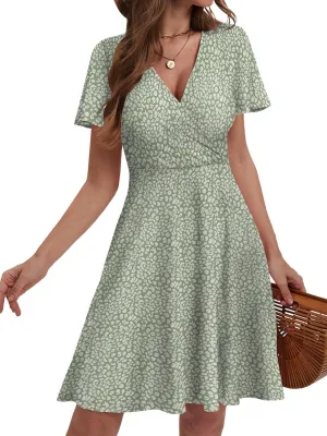 Summer Dresses for Women 2025 Floral Sundresses Elegant Classy Fashion Casual Outfit Plus Size