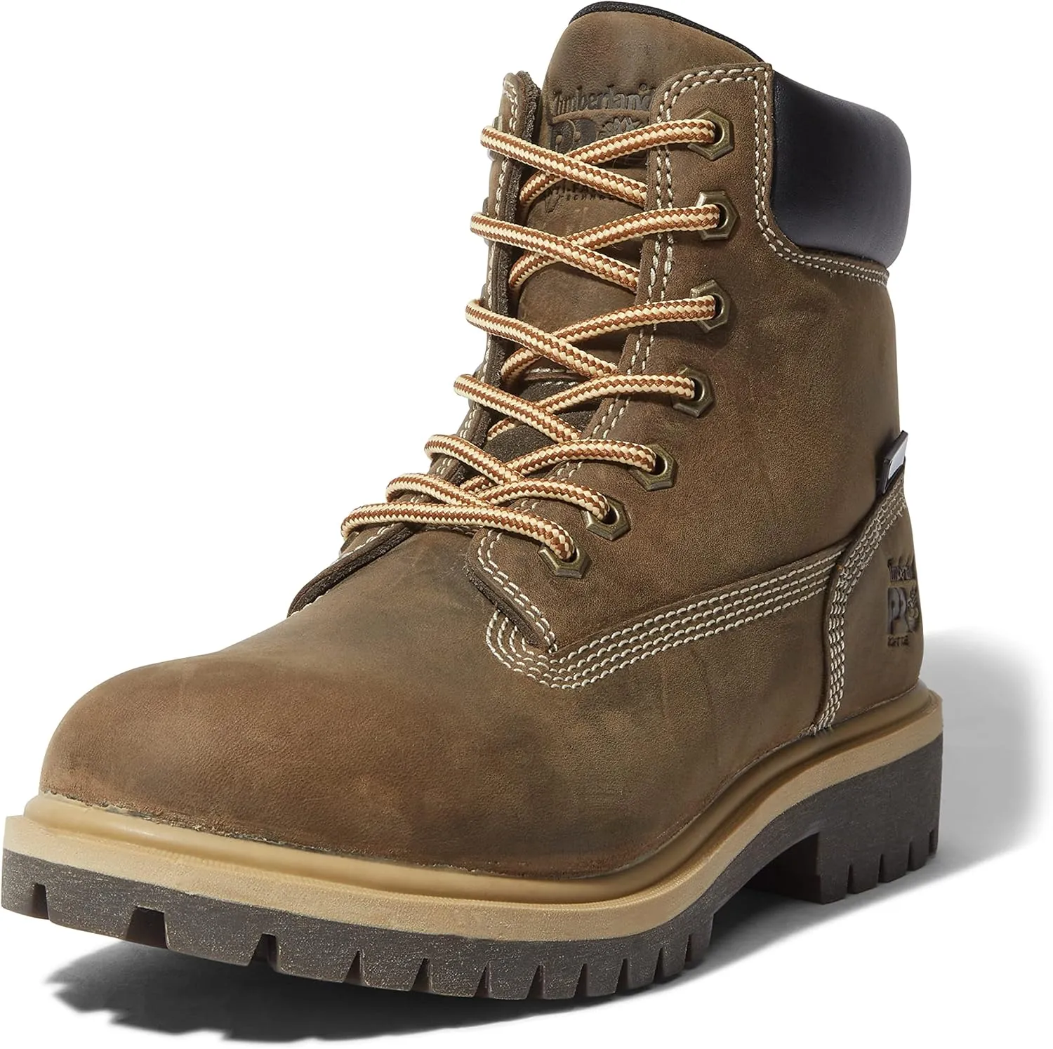 Timberland PRO Women's Direct Attach 6 Inch Soft Toe Insulated Waterproof Industrial Boot, Turkish Coffee-2024 New, 8.5