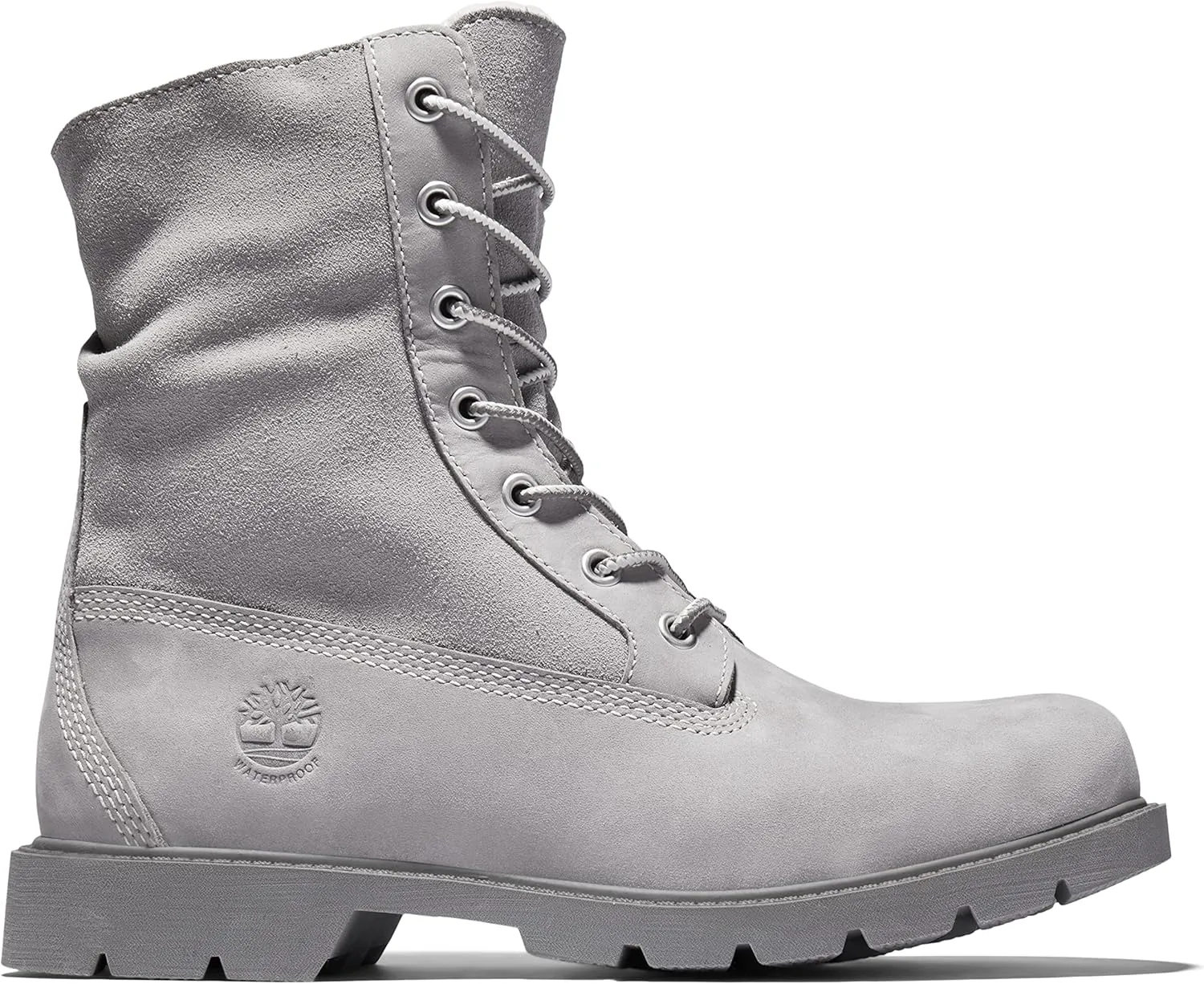 Timberland Womens Linden Woods Fold-Down Leather Casual Combat & Lace-Up Boots