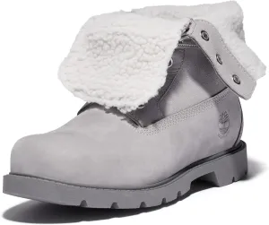 Timberland Womens Linden Woods Fold-Down Leather Casual Combat & Lace-Up Boots