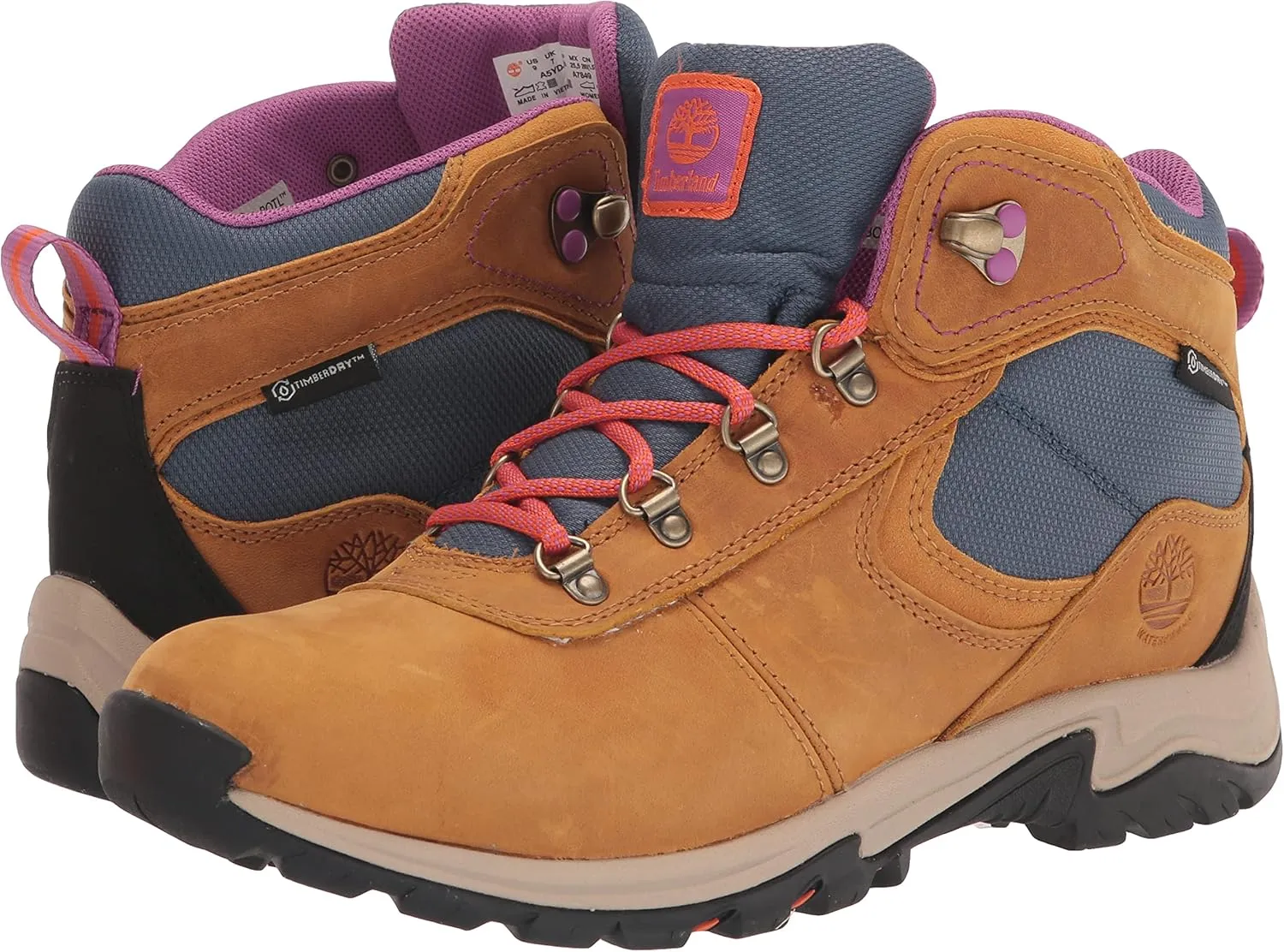 Timberland Women's Mt. Maddsen Mid Leather Waterproof Hiking Boot