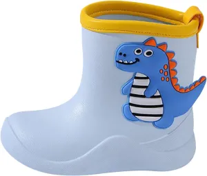 Toddler Dinosaur Rain Boots For Boys Girls Waterproof Mud Boots Kids Rain Shoes Rain Boots For Toddler Girls Pi𝐧k