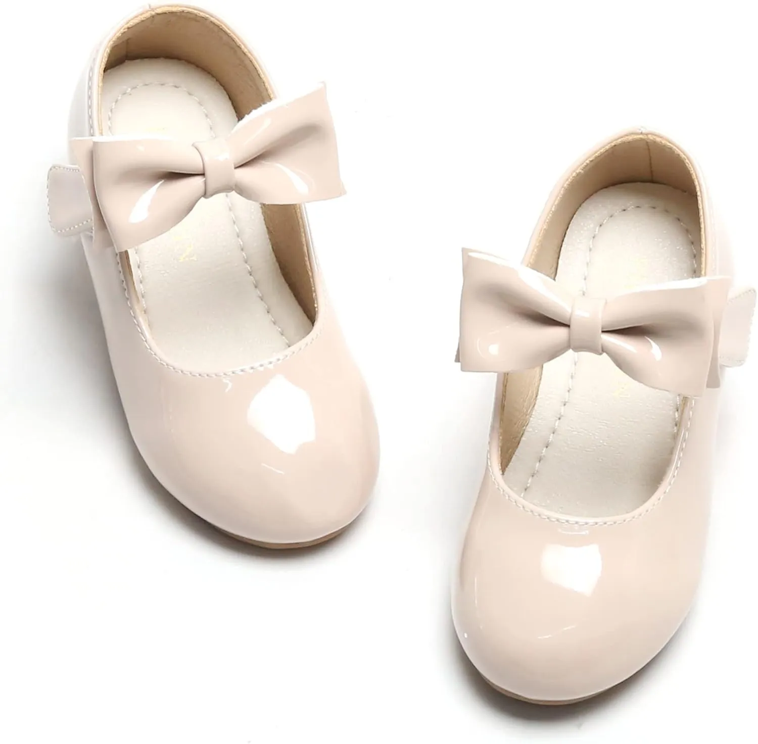 Toddler Flower Girl Dress Shoes - Little Girl Ballet Flats for Wedding Party