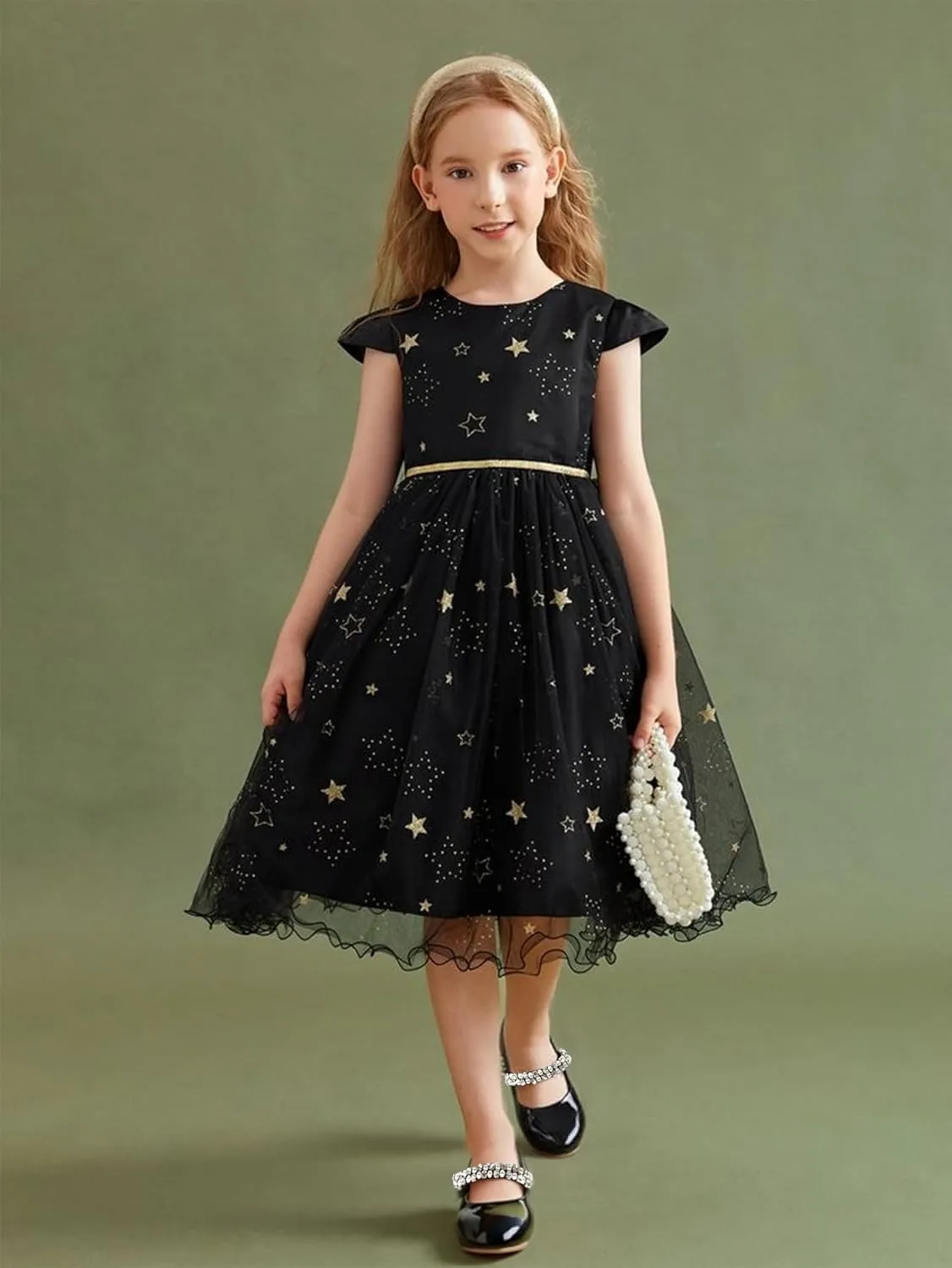 Toddler Flower Girl Dress Shoes - Little Girl Ballet Flats for Wedding Party