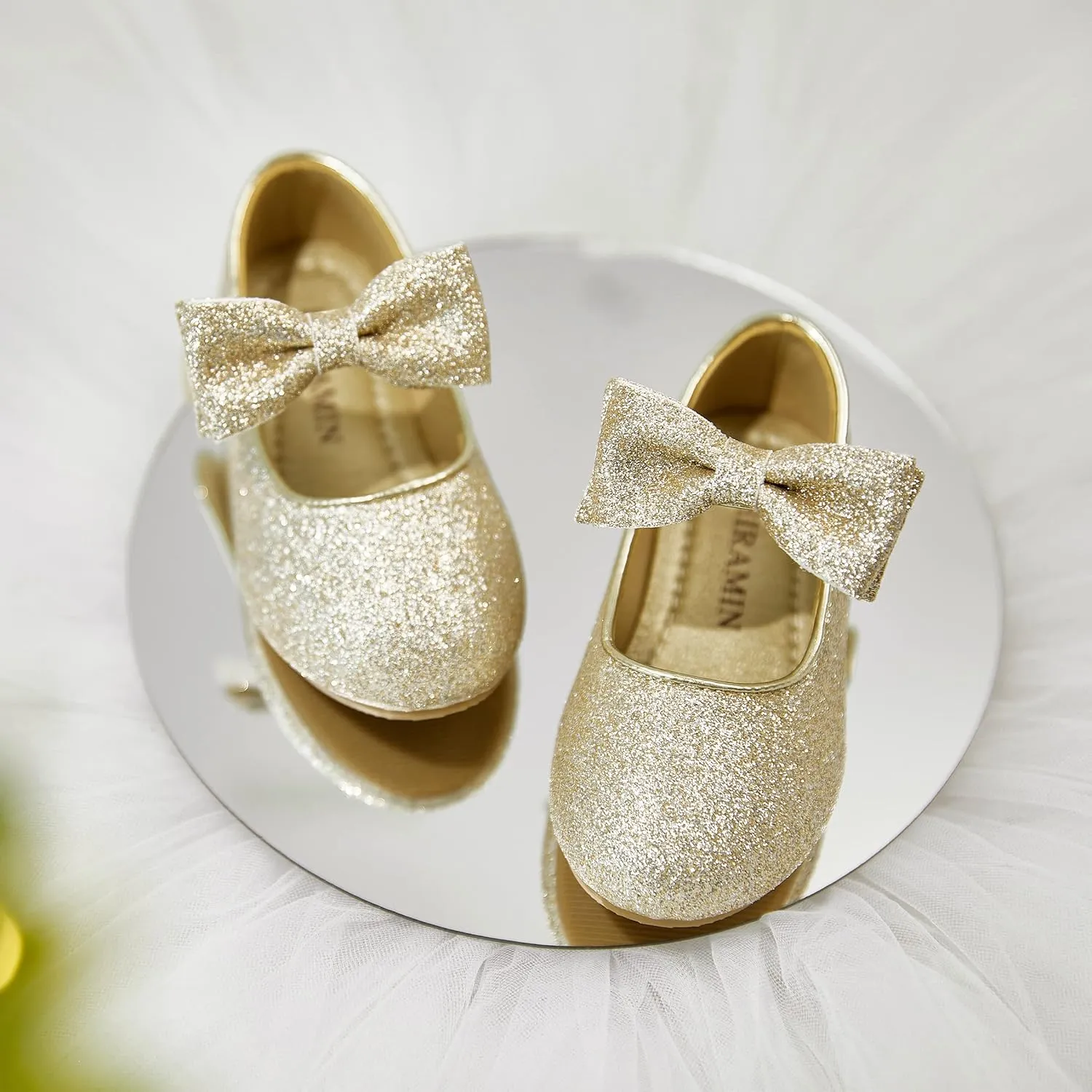 Toddler Flower Girl Dress Shoes - Little Girl Ballet Flats Wedding Party