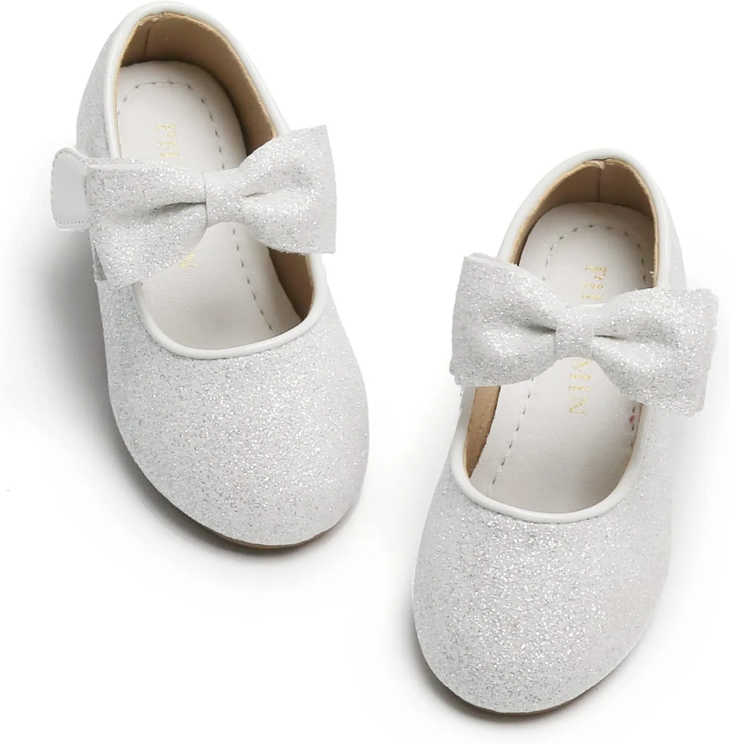 Toddler Flower Girl Dress Shoes - Little Girl Ballet Flats Wedding Party