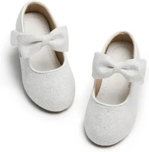 Toddler Flower Girl Dress Shoes - Little Girl Ballet Flats Wedding Party