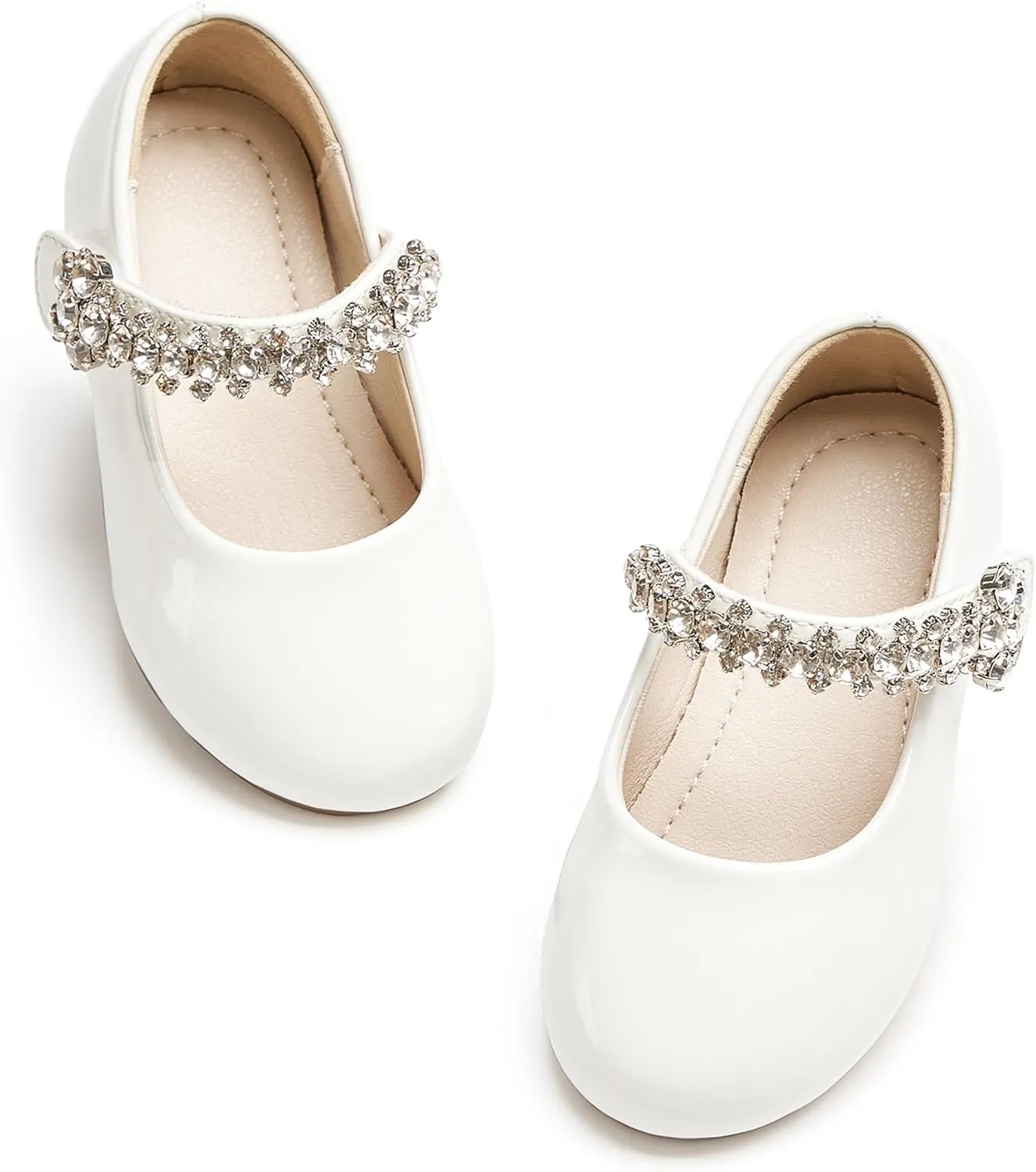 Toddler Flower Girl Dress Shoes - Little Girl Mary Janes for Wedding Party