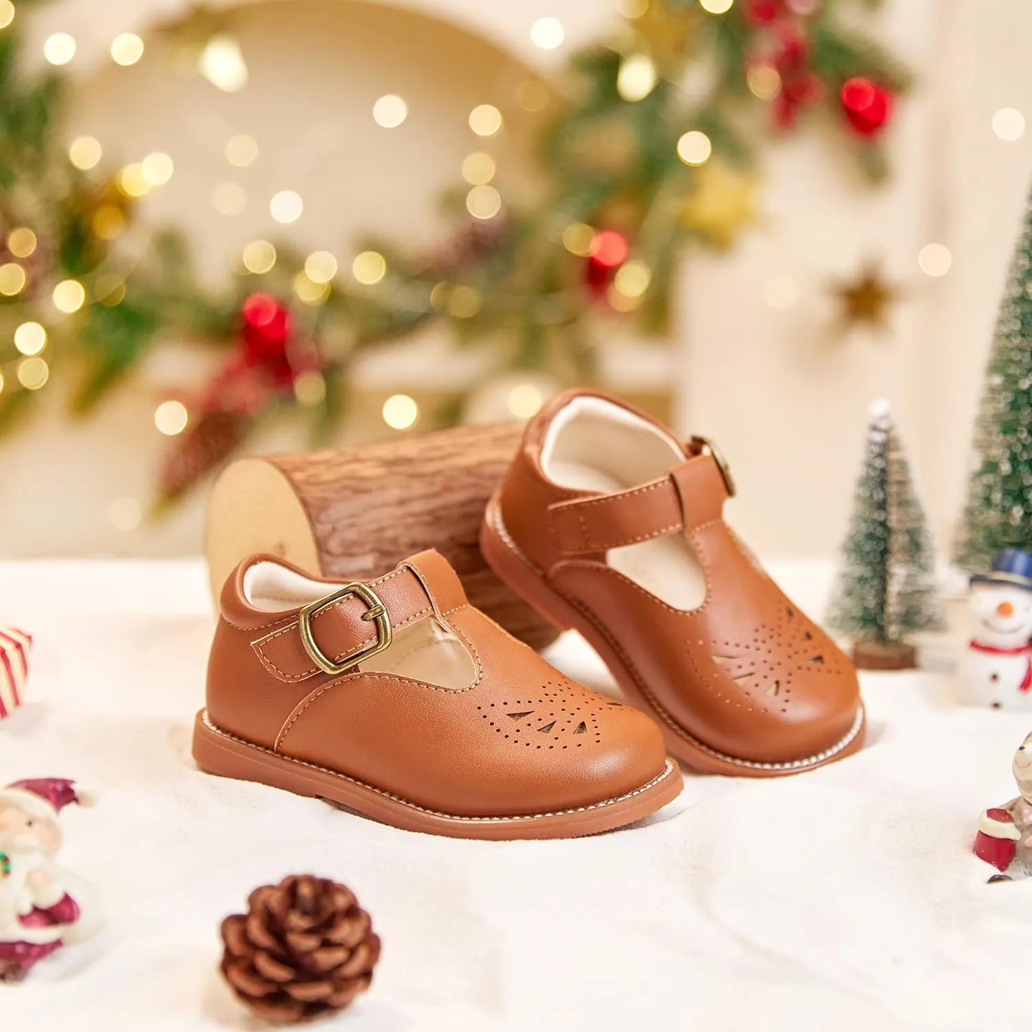 Toddler Girl Mary Jane Dress Oxford Shoes-Little Girl School Uniform Shoes for Wedding Party