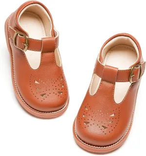 Toddler Girl Mary Jane Dress Oxford Shoes-Little Girl School Uniform Shoes for Wedding Party
