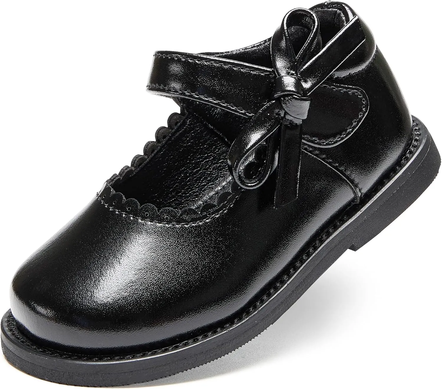 Toddler Girls Mary Jane Flats Oxford Dress Shoes-Little Girls School Shoes Uniform Wedding