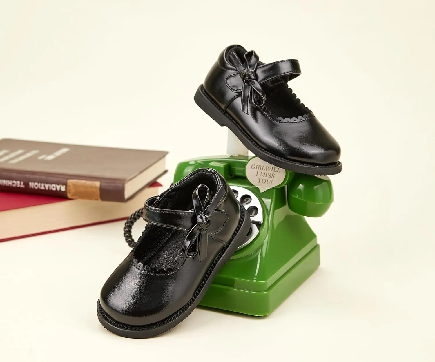 Toddler Girls Mary Jane Flats Oxford Dress Shoes-Little Girls School Shoes Uniform Wedding