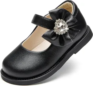 Toddler Girls Mary Jane Flats Oxford Dress Shoes-Little Girls School Shoes Uniform Wedding
