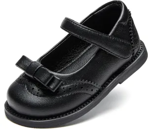 Toddler Girls Mary Jane Flats Oxford Dress Shoes-Little Girls School Shoes Uniform Wedding