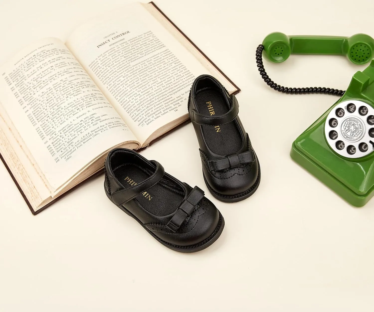 Toddler Girls Mary Jane Flats Oxford Dress Shoes-Little Girls School Shoes Uniform Wedding