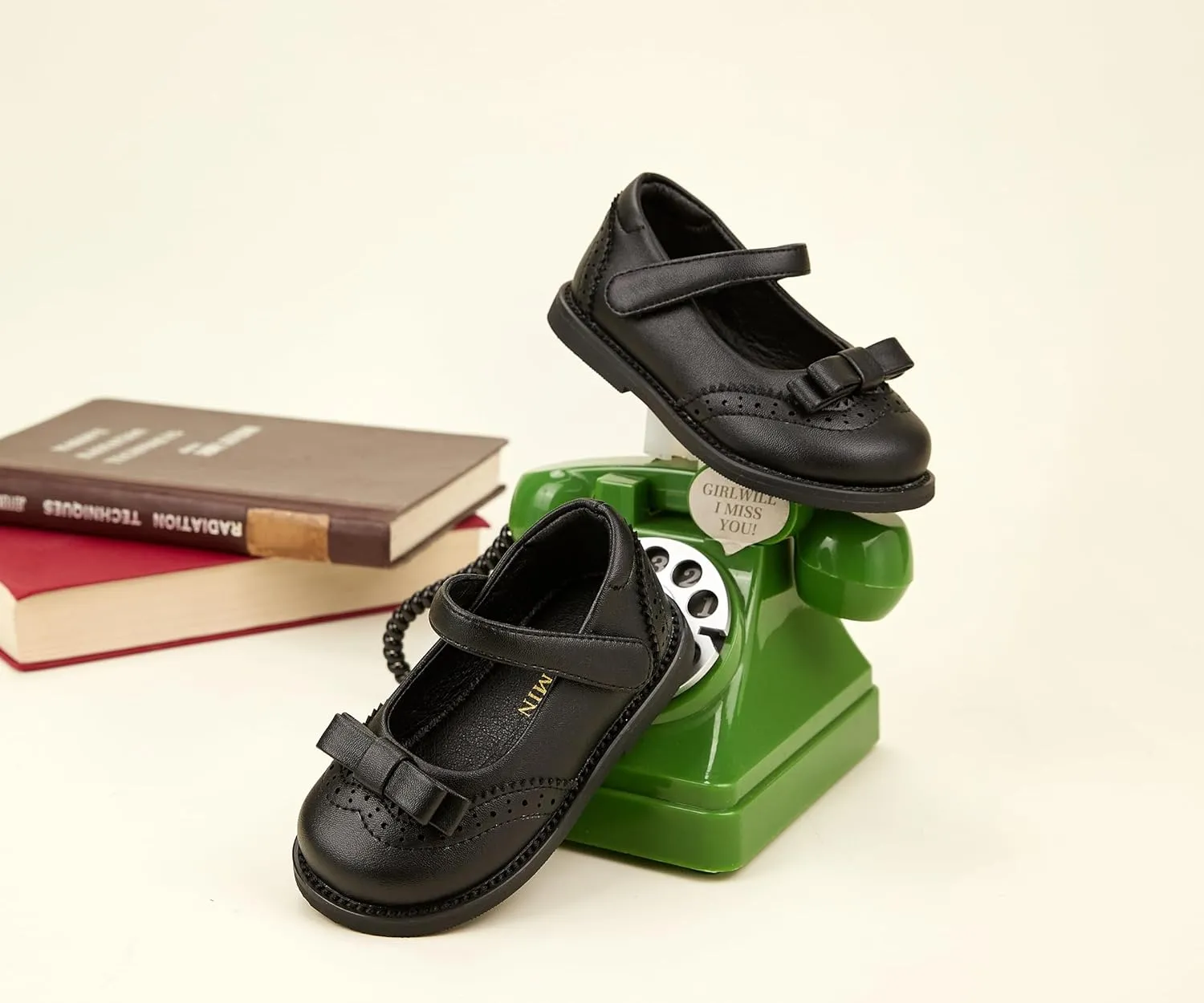 Toddler Girls Mary Jane Flats Oxford Dress Shoes-Little Girls School Shoes Uniform Wedding