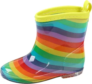 Toddler Rain Boots With Cute Bow Kids Waterproof Rubber Boots For Girls Boys Camouflage Rain Boots For Girls Short
