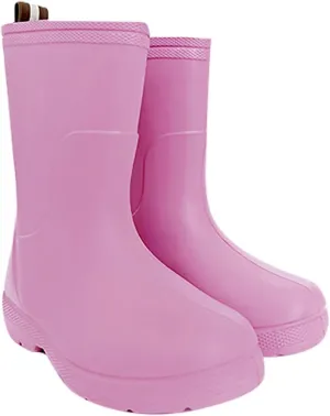 Toddler Slip On Rain Boots Kids Rain Boots Long Rainboots For Boys Girls Easy-On Lightweight Waterproof Mud Rain Boot