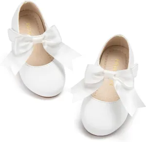 Tollder Girl Dress Shoes - Little Girl Ballet Flats for Wedding Party