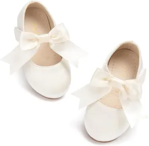 Tollder Girl Dress Shoes - Little Girl Ballet Flats for Wedding Party