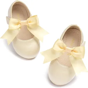 Tollder Girl Dress Shoes - Little Girl Ballet Flats for Wedding Party
