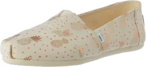 TOMS Womens Alpargata Graphic Slip On Flats Casual - Beige