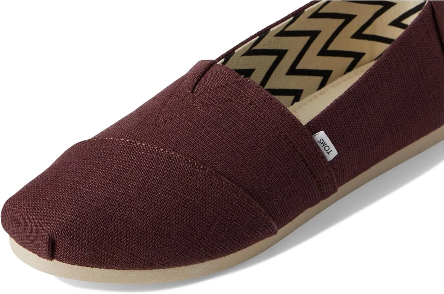 TOMS Womens Alpargata Graphic Slip On Flats Casual - Grey