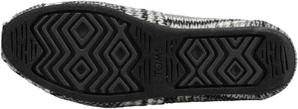 TOMS Womens Alpargata Graphic Slip On Flats Casual - Grey