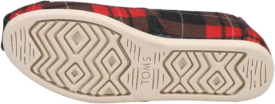 TOMS Womens Alpargata Graphic Slip On Flats Casual - Grey