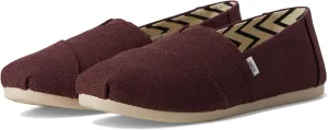 TOMS Womens Alpargata Graphic Slip On Flats Casual - Grey
