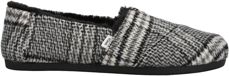 TOMS Womens Alpargata Graphic Slip On Flats Casual - Grey