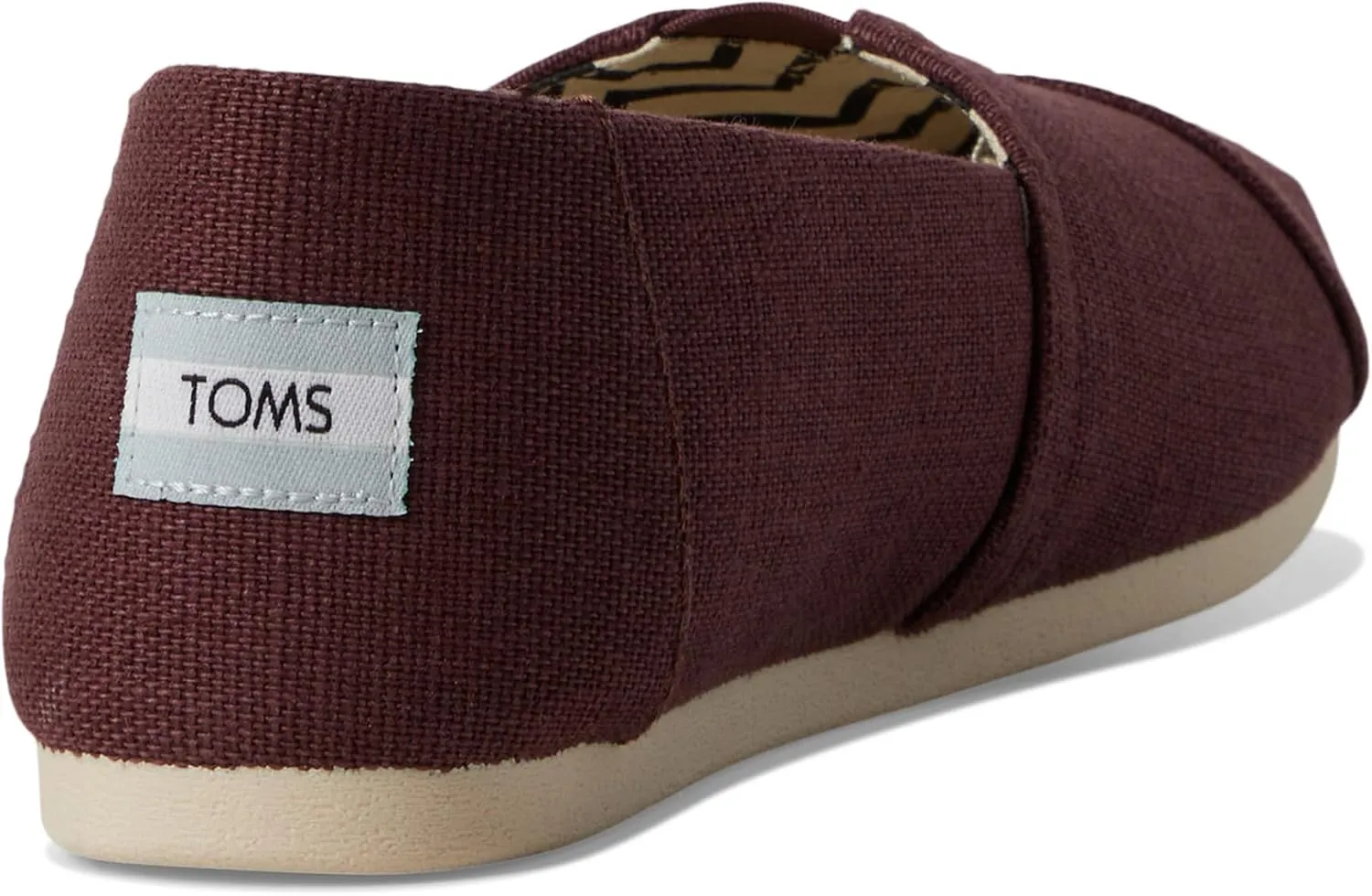 TOMS Womens Alpargata Graphic Slip On Flats Casual - Grey