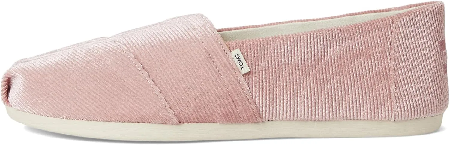 TOMS Womens Alpargata Graphic Slip On Flats Casual - Grey