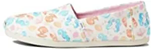 TOMS Womens Alpargata Graphic Slip On Flats Casual - Grey