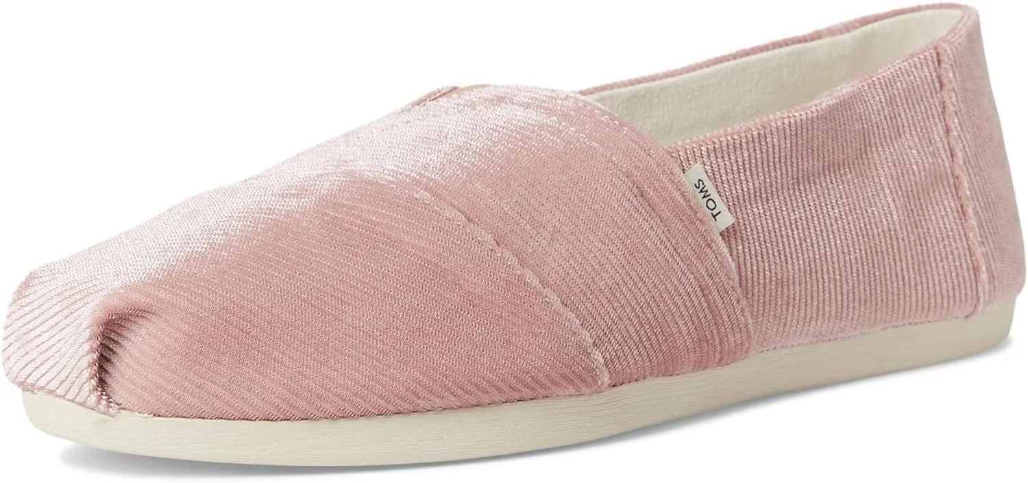 TOMS Womens Alpargata Graphic Slip On Flats Casual - Grey