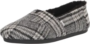 TOMS Womens Alpargata Graphic Slip On Flats Casual - Grey