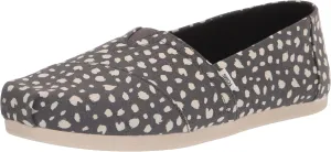 TOMS Womens Alpargata Graphic Slip On Flats Casual - Grey